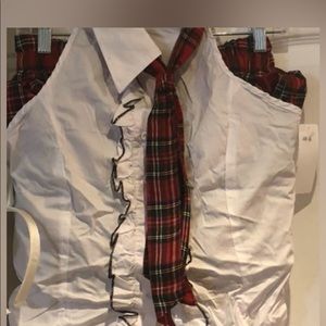 School girl sleeveless